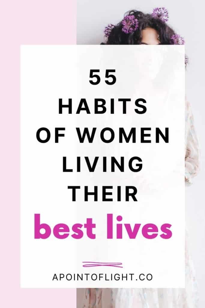 positive habits of women living their best lives