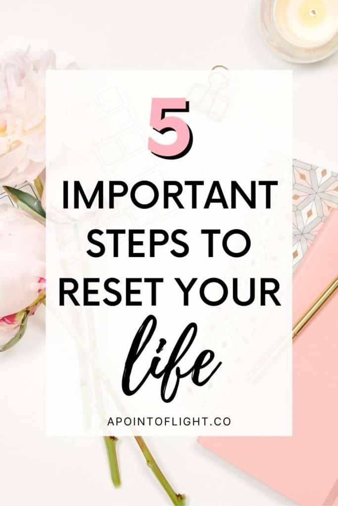 how to reset your life