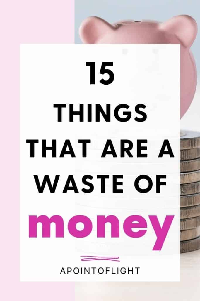 how to stop wasting money
