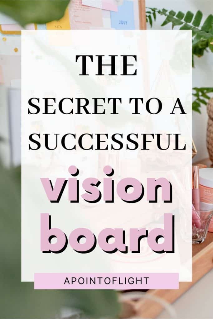 the secret to a successful vision board for 2021