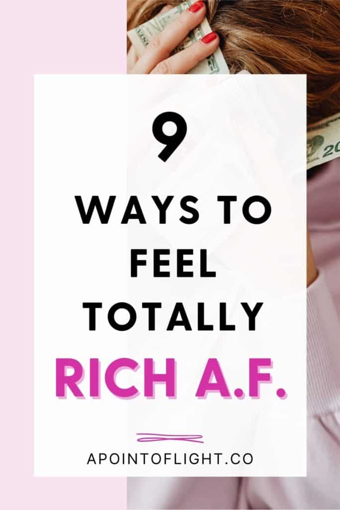 how to feel rich when you're broke