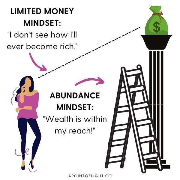 how to feel abundant when you're broke, change your money mindset