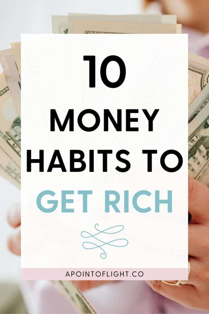 money habits to get rich