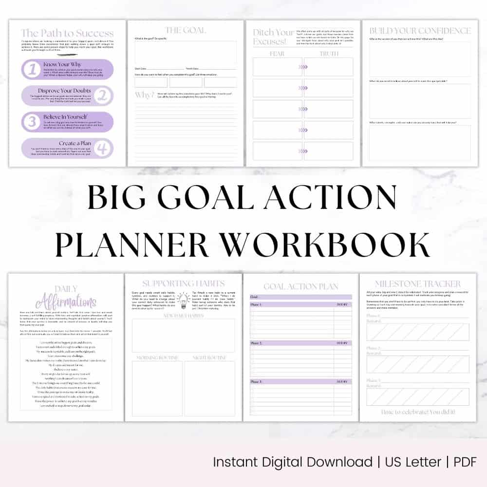 big goal action planner