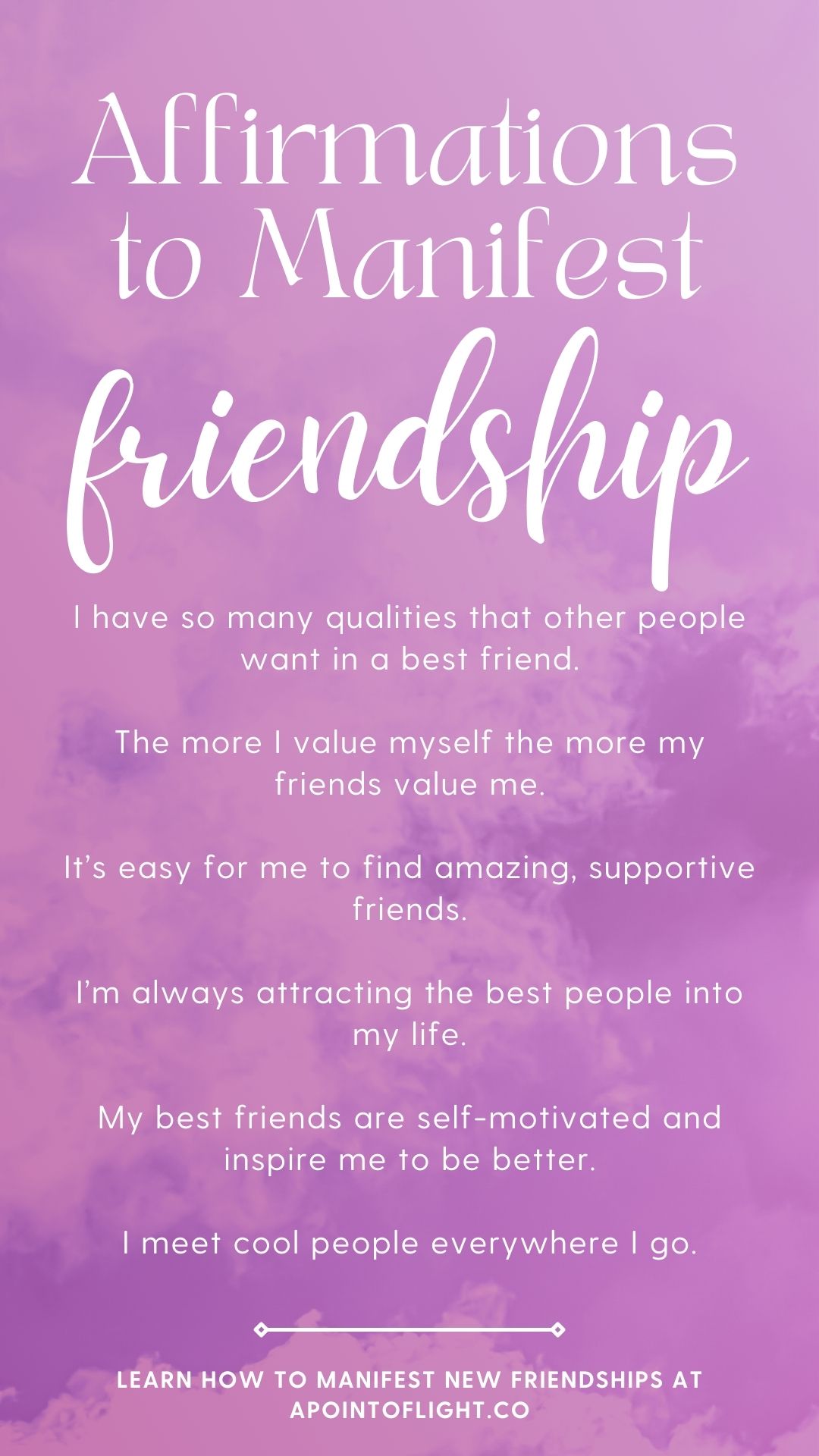 affirmations for friendship