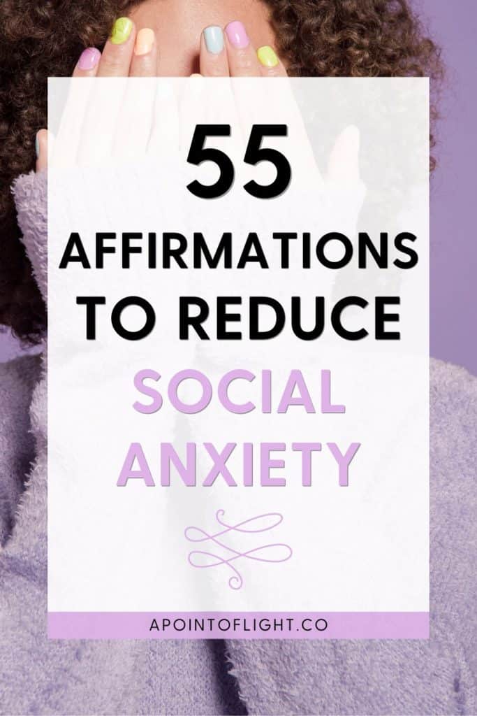 affirmations for social anxiety and shyness