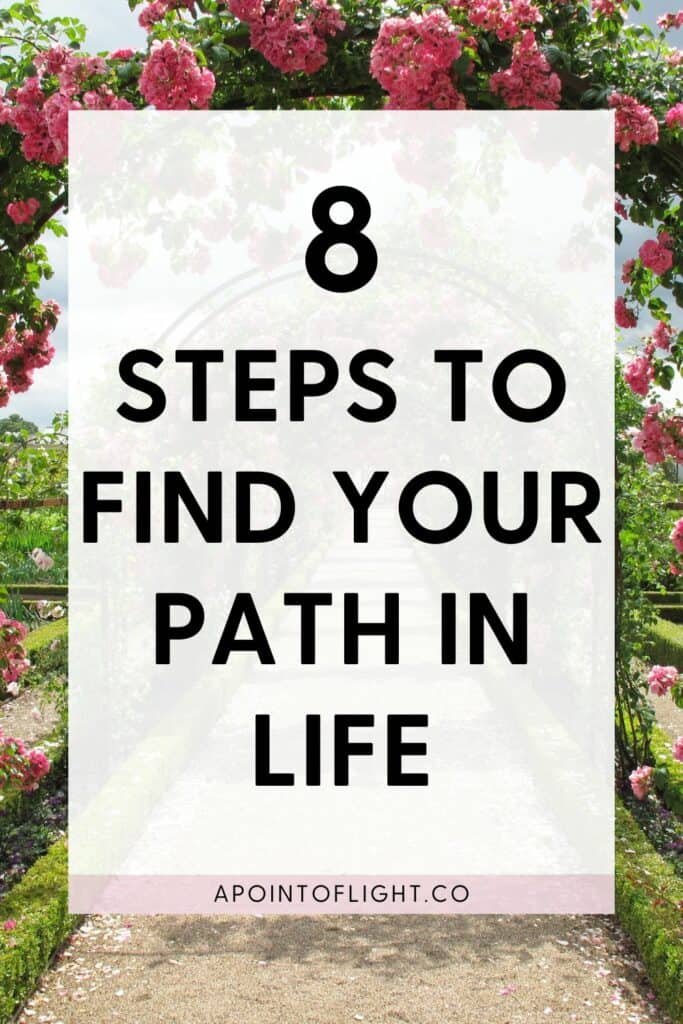 8 steps to find your direction in life