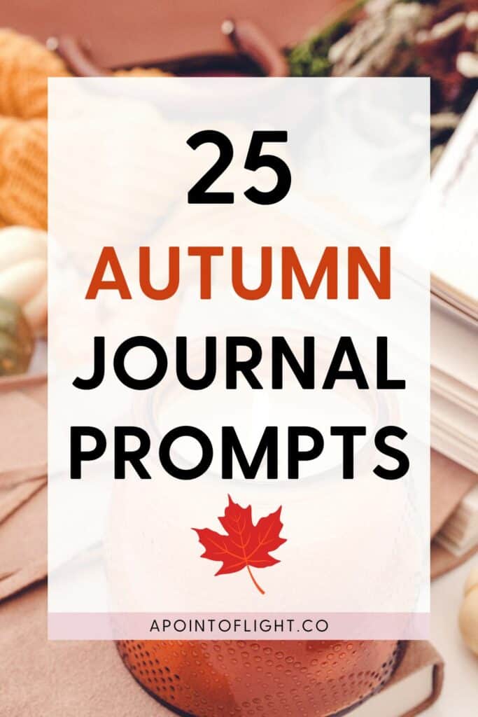 fall journal prompts