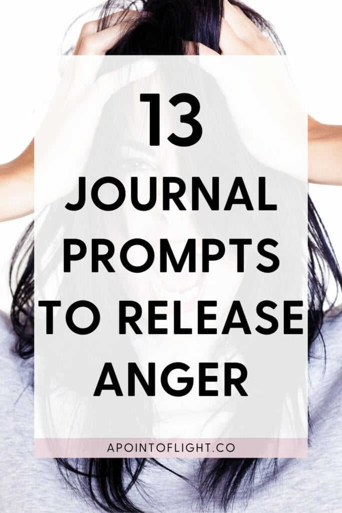 journal prompts to release anger